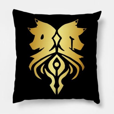 Aphmau Aaron Lycan Gold Throw Pillow Official Aphmau Merch