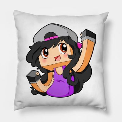 Aphmau Sticker Throw Pillow Official Aphmau Merch