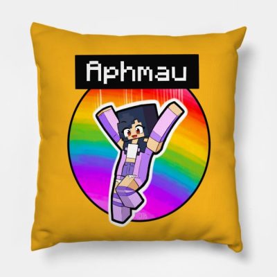 Jumping Aphmau Throw Pillow Official Aphmau Merch