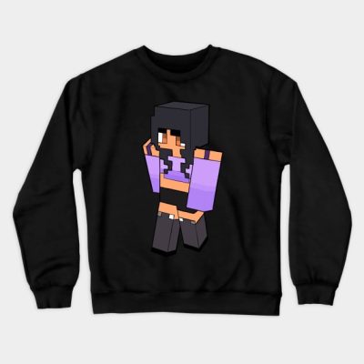 Mc Cartoon Girl Crewneck Sweatshirt Official Aphmau Merch