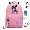 Aphmau anime female student school bag women s laptop backpack Usb school backpack - Aphmau Store