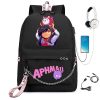 Aphmau anime female student school bag women s laptop backpack Usb school backpack 5 - Aphmau Store