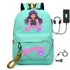 Men s laptop USB bag canvas shoulder bag boys and girls backpack with pencil case Aphmau 2 - Aphmau Store