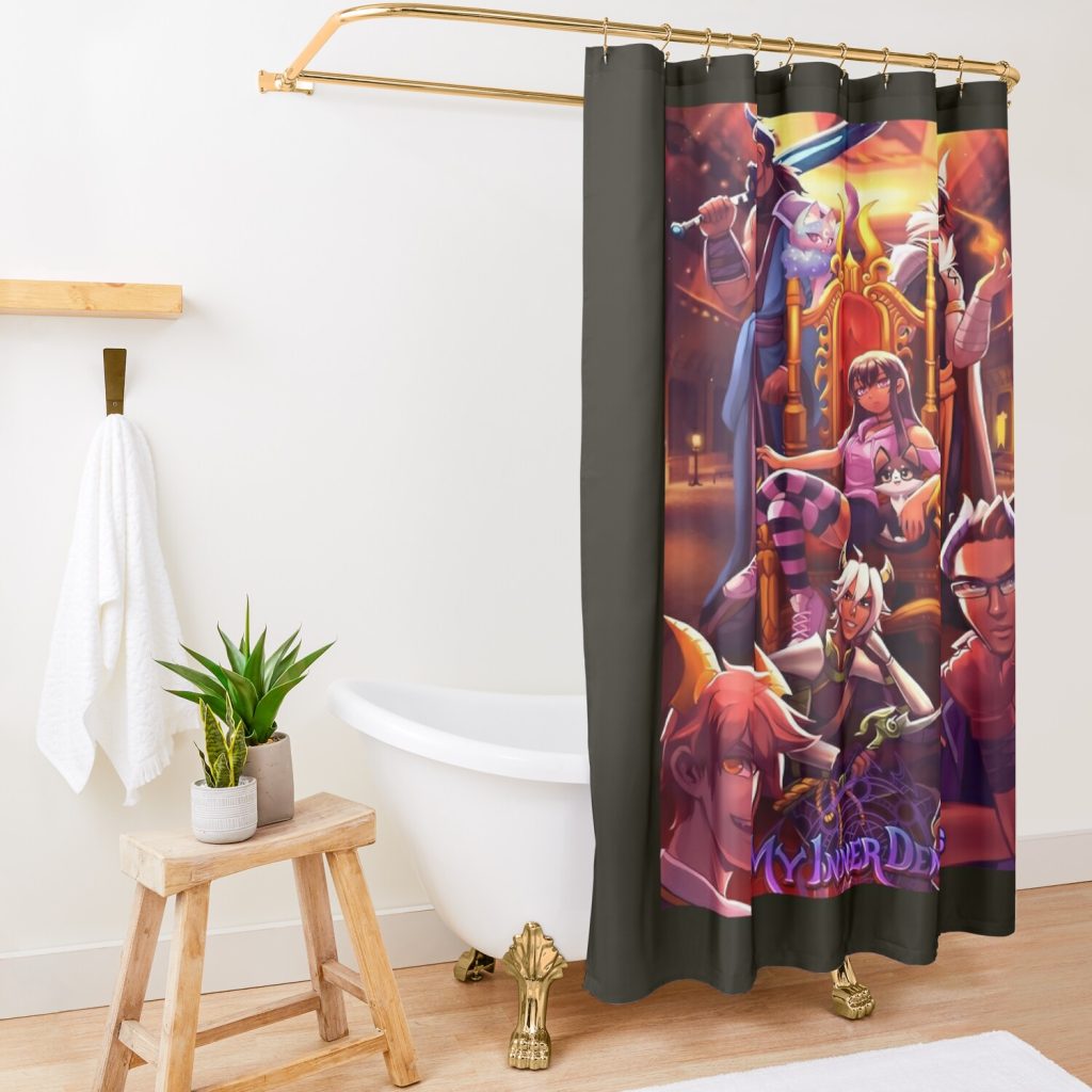 Aphmau My Inner Demons 1 Shower Curtain Official Aphmau Merch