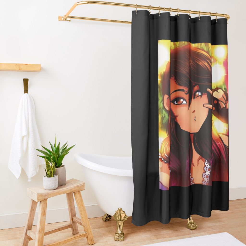 Aphmau Shower Curtain Official Aphmau Merch