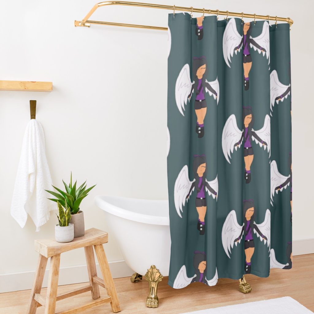 Aphmau Youtubeg66 Shower Curtain Official Aphmau Merch