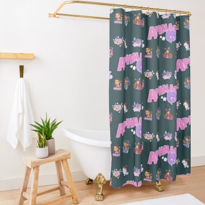 Aphmau Pack9766 Shower Curtain Official Aphmau Merch