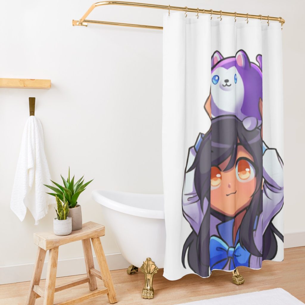 Aphmau Shower Curtain Official Aphmau Merch