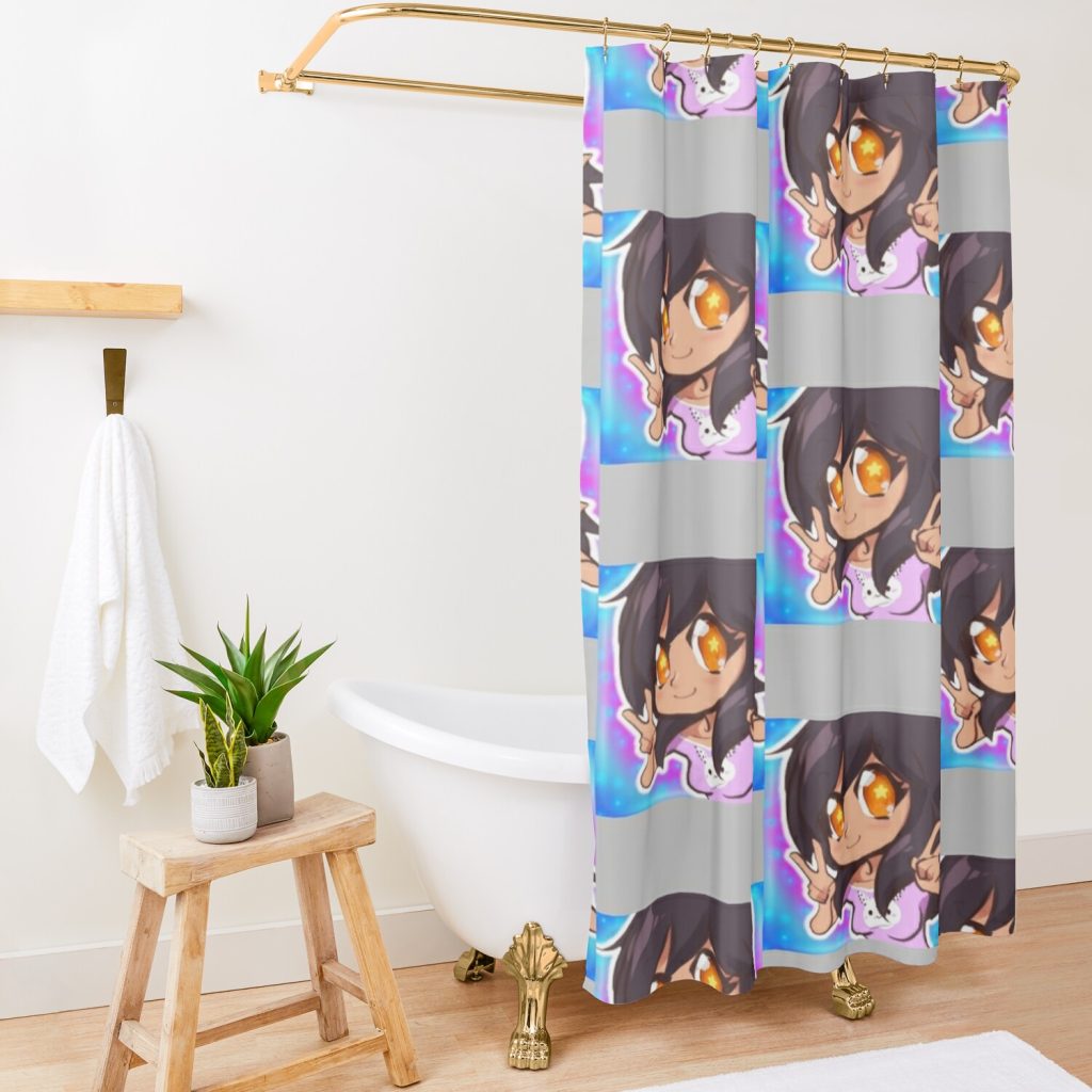 Aphmau Aphmau Aphmau Aphmau Aphmau Shower Curtain Official Aphmau Merch